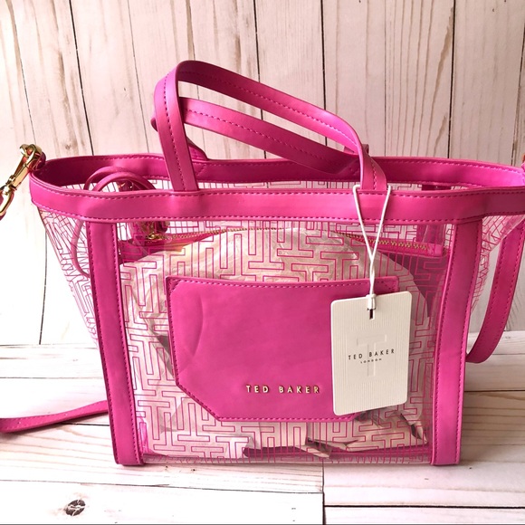 Ted Baker Handbags - Ted Baker Nadiaa Transparent Small Tote NWT